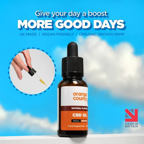 Orange County 1000mg CBD Organic MCT Oil - 30ml