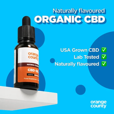 Orange County 1000mg CBD Organic MCT Oil - 30ml