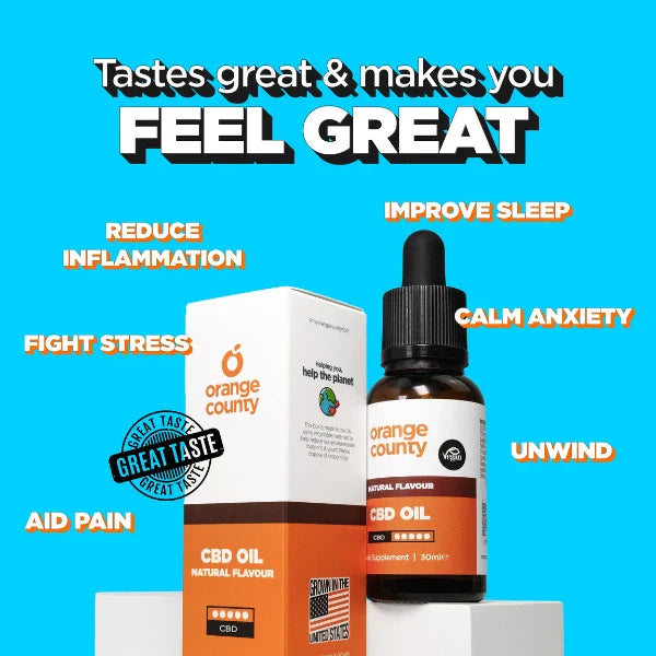 Orange County 1000mg CBD Organic MCT Oil - 30ml
