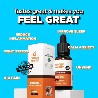 Orange County 1000mg CBD Organic MCT Oil - 30ml