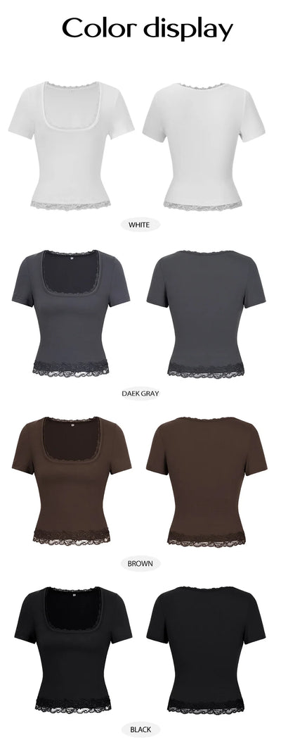 Lace Crop Tank Top
