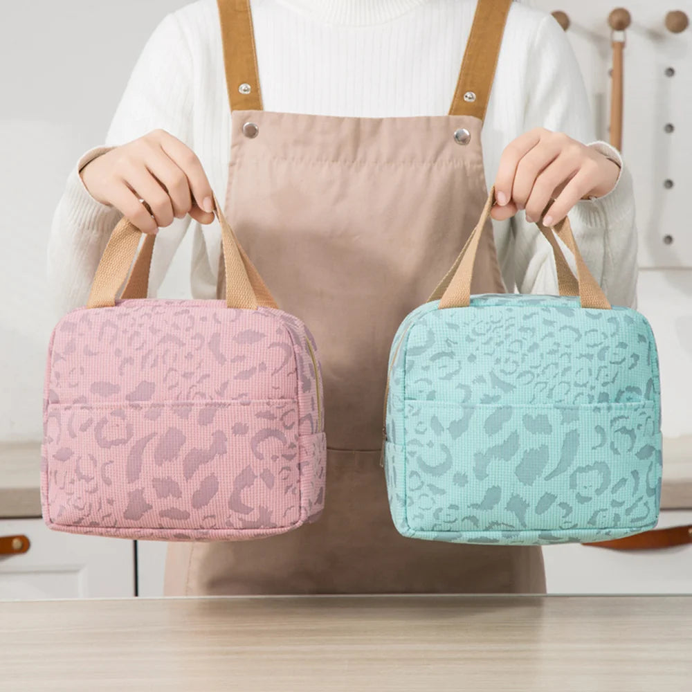 Portable Thermal Lunch Bag Girls Food Box Durable Waterproof Office Cooler Lunch Box Ice Insulated Case Picnic Camping Ins Bag