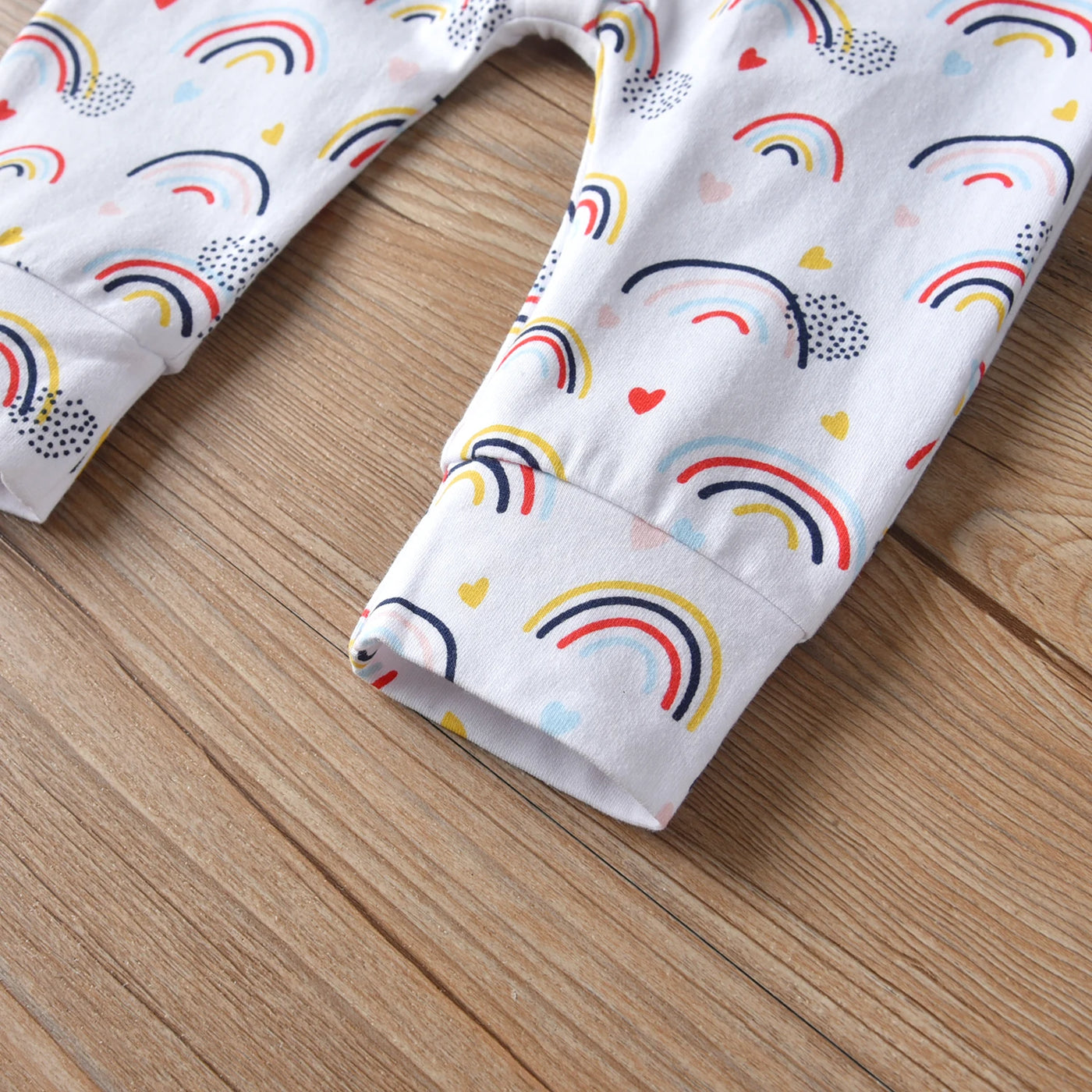 2pcs Infant Baby Girls Clothes Fashion Printed Cotton Long Sleeve Romper Jumpsuit with Headband Newborn Clothing for 0-18month