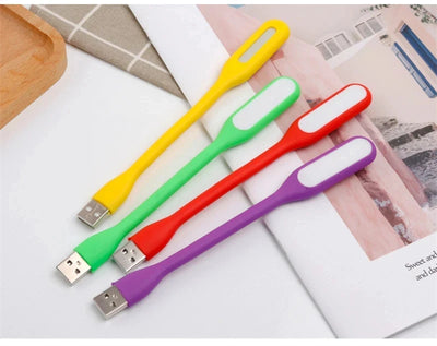 1 PCS Mini 5V USB LED Light Portable Eye Protection Night Lights Bendable Table Lamps Reading Lamp For Power Bank Laptop