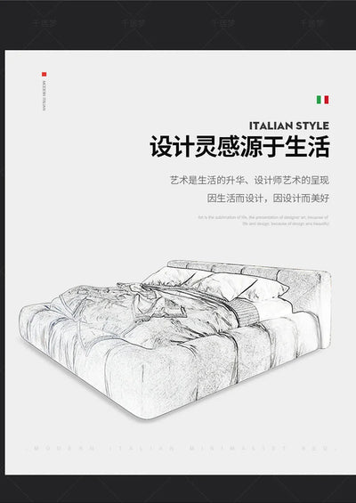 European Fashionable Bed Frame Confortable Ltalian Style Quality Wedding Bed Designer Create Twin Cama De Casal Beds Furniture