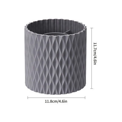 1PC Desk Stationery Storage Box Makeup Cartridge Mouth Red Storage Box Light Luxury Bucket Rotating Pen Holder