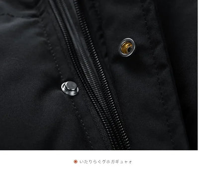 Men Hooded parka Thick Warm Colorful Bubble Coat Winter Jacket Mens Streetwear Hip Hop Parka Korean Black Clothes Puffer Jackets