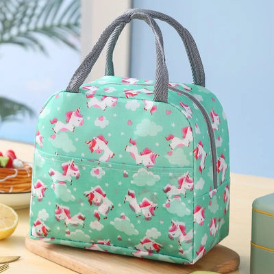Cartoon Picnic Tote Lunch Bag Portable Insulated Thermal Heat Children'S Bento Bag Kid School Lunch Box Bags Cooler Ice Pack New