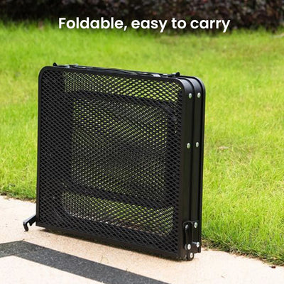 Camping Table Iron Mesh Folding Table Portable Outdoor Camping With Lifting Shelf Mesh Folding Table Outdoor Foldable Table