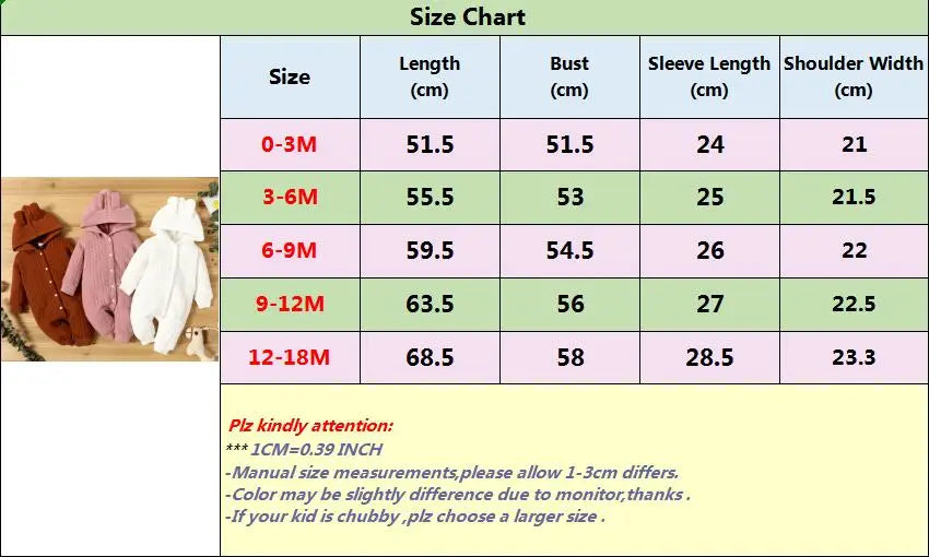 Baby Spring and Autumn Jumpsuit Boys Girls Long Sleeve Baby Clothes Newborn 0 to 18M Solid Romper Toddler Clothing Baby Overall