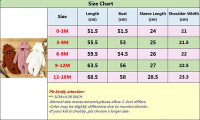 Baby Spring and Autumn Jumpsuit Boys Girls Long Sleeve Baby Clothes Newborn 0 to 18M Solid Romper Toddler Clothing Baby Overall