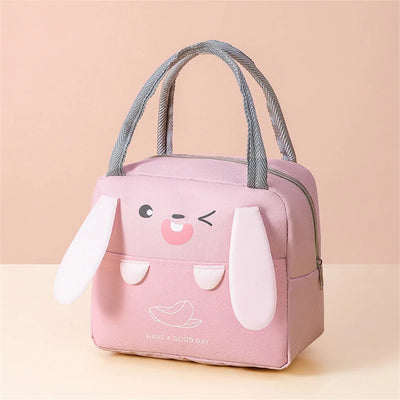 Cartoon Picnic Tote Lunch Bag Portable Insulated Thermal Heat Children'S Bento Bag Kid School Lunch Box Bags Cooler Ice Pack New