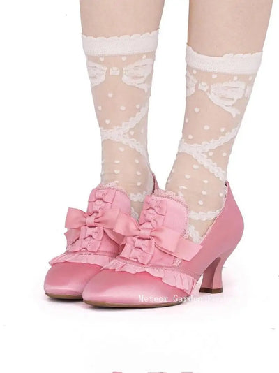 Peony Pink Rococo High Heels Marie Antoinette Pink Shoes Baroque Costume Bridal Pumps Wedding Shoes Handmade To Order