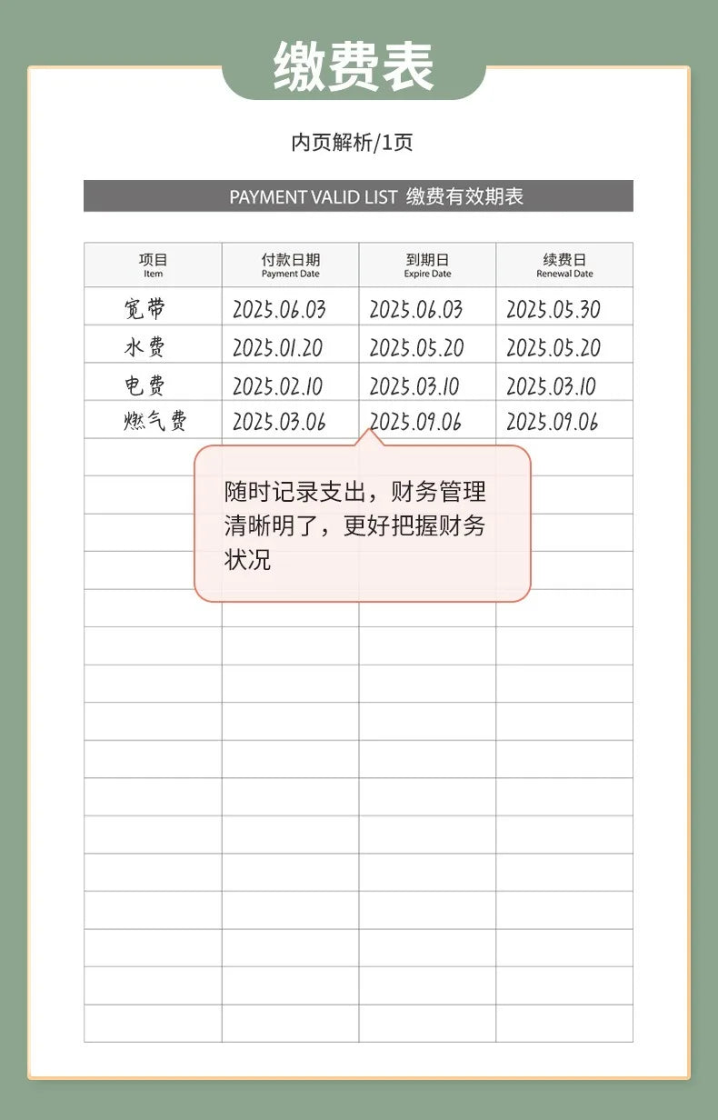 Portable 2025 Monthly Notes Notebook, A4/A5 Size 24 Sheets Annual Calendar Planner for School Travel Business Work Home Writing