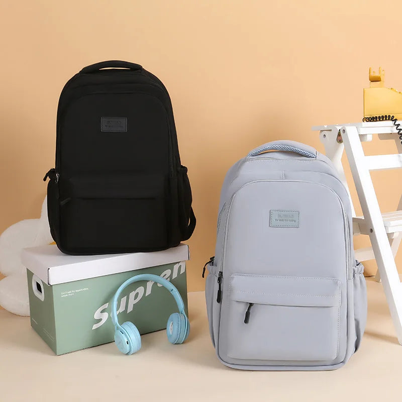 New Female Fashion Men High Capacity Waterproof College Backpack Trendy Women Laptop School Bags Cute Girl Travel Book Bag Cool