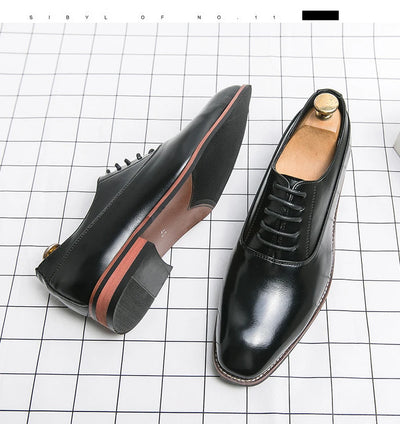 Fashion Business Dress Men Shoes 2020 New Classic Leather Men's Formal Shoes Comfortable Slip On Dress Shoes Men Oxfords Size 46