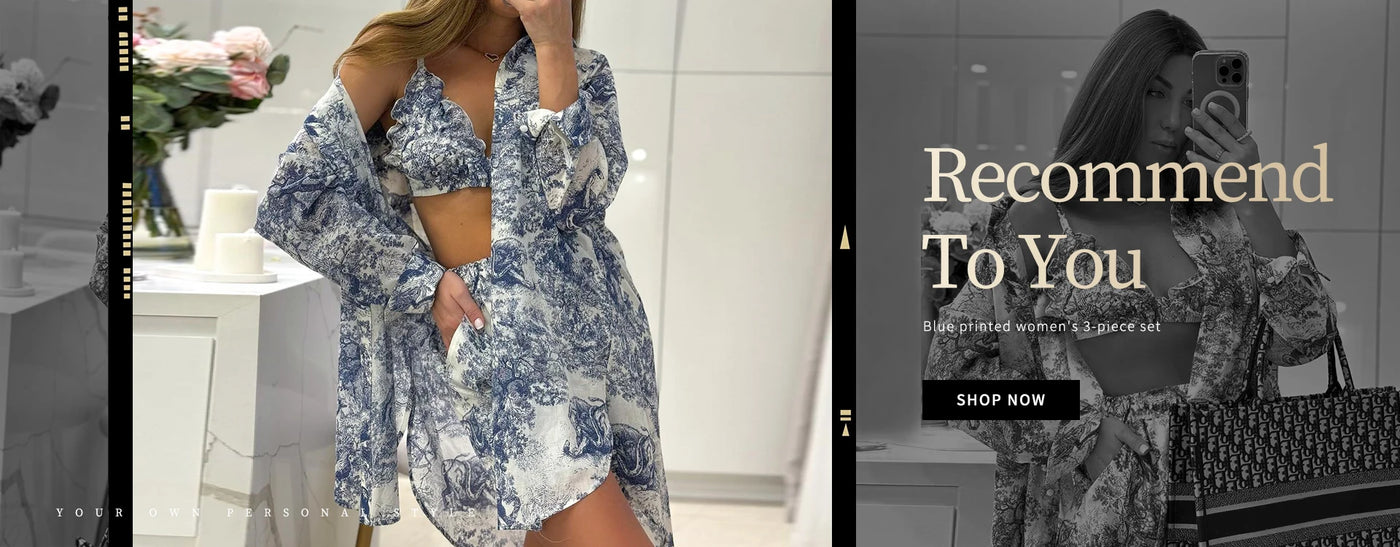 Clacive Fashion Loose Print Women's Dress Elegant Lapel Long Sleeve Ankle Length Dresses Casual Classic High Waist Female Dress
