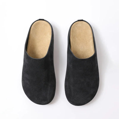 Flats Mules Shoes Women Suede Slingback Slippers Fashion Sandals New Outdoor Beach Dress Slides Casual Cozy Female Zapatillas