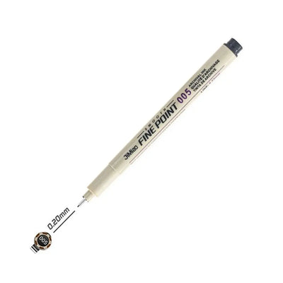 1Pcs Micron Ink Marker Pen Sketch Stationery Set Hook Line Sketching Needle Pen 12 Tips Art Supplies Drawing Pen