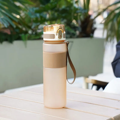 1pc BPA-Free Plastic Water Bottle with Lid and Strap-Ideal for Hiking, Fitness, and Casual Use - Perfect Gift for Father'S Day