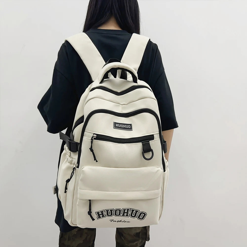 Outdoor Travel Light Weight Reduction Personality Niche Leisure Backpack Trend Backpack for Men and Women Large Capacity Compute