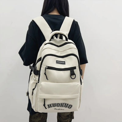 Outdoor Travel Light Weight Reduction Personality Niche Leisure Backpack Trend Backpack for Men and Women Large Capacity Compute