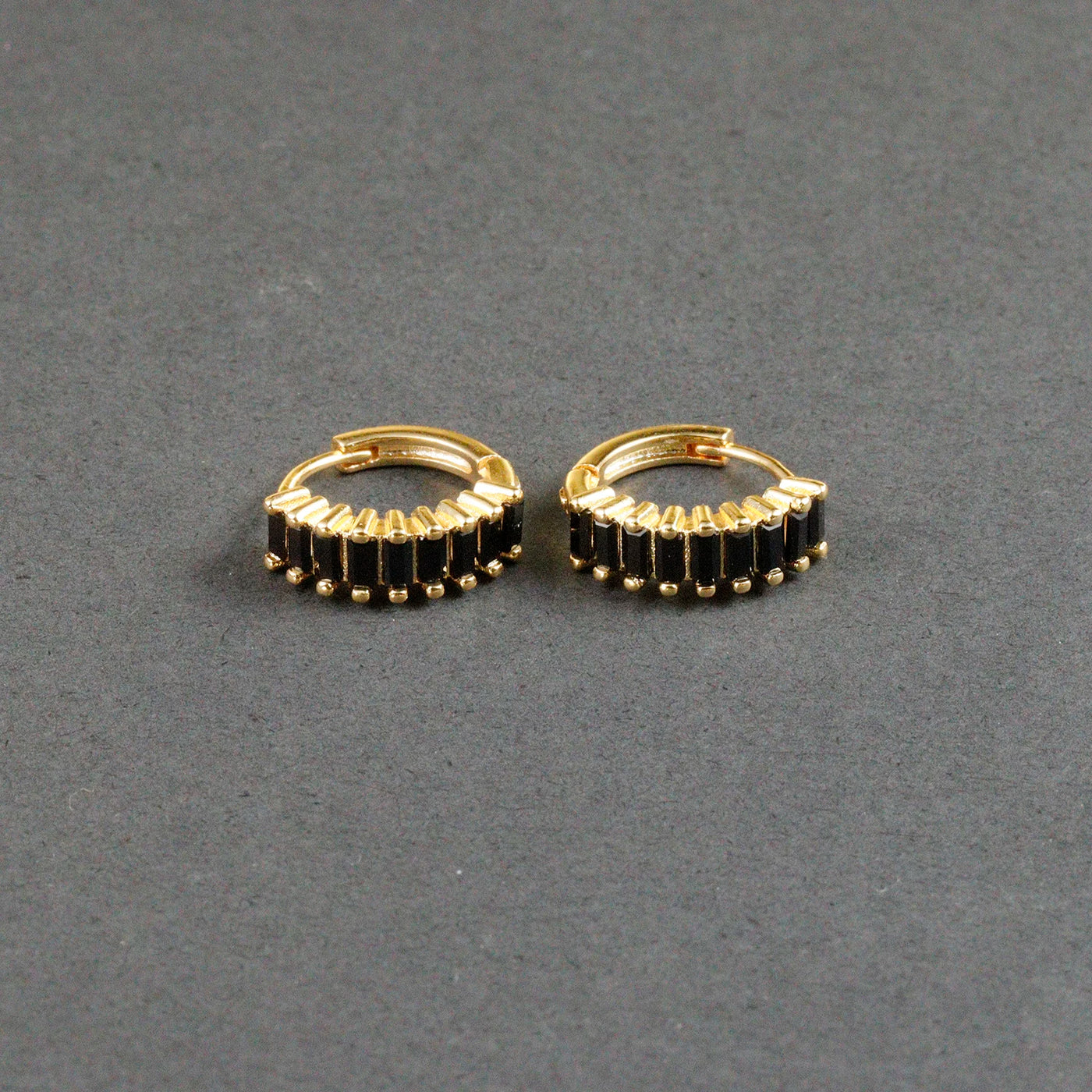 Fashion Multicolor Zircon Crystal Small Hoop Earrings Women Stainless Steel Flower Square Cartilage Earring Piercing Jewelry