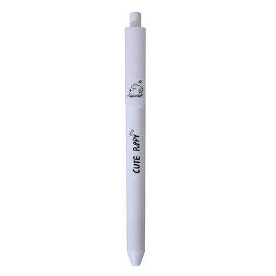 5 Pcs/set Lovely Puppy Cute Stationery Writing Pen Quick Drying Simple Model Press Gel Pen For Student Office School Supplies