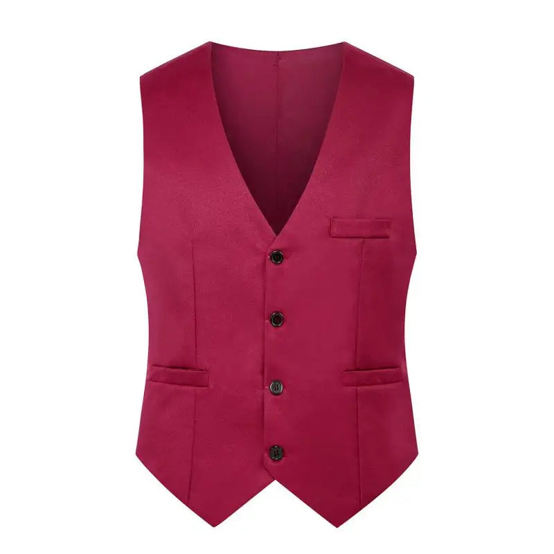 M-5XL Plus Size Men's Slim Fit Mens Suit Vest Casual Suit Vest Man Formal Businss Vests Male Waistcoat Gilet Homme XXXXXL
