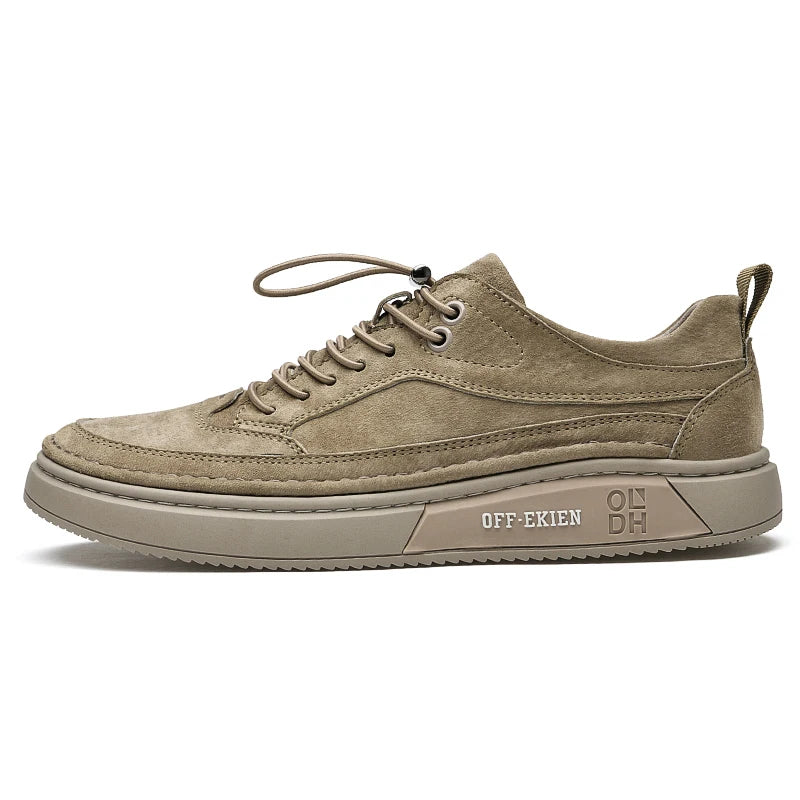 Italian Genuine Leather Casual Shoes White Oxford shoes Mens Sneakers Outdoor Walking Shoes Men's Business casual leather shoes
