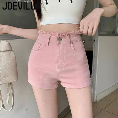Women's Sweet Bow Denim Shorts Tassel Embroidery American Spice Summer High Waist Temperament Skinny Straight Pants Sexy Shorts