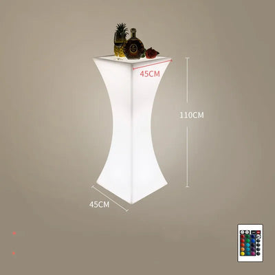 NewOut Door Use Led Illuminated Bar Cocktail Table Rechargeable Bar Plastic Table Lighted Up Coffee Table Ktv Disco Party Supply