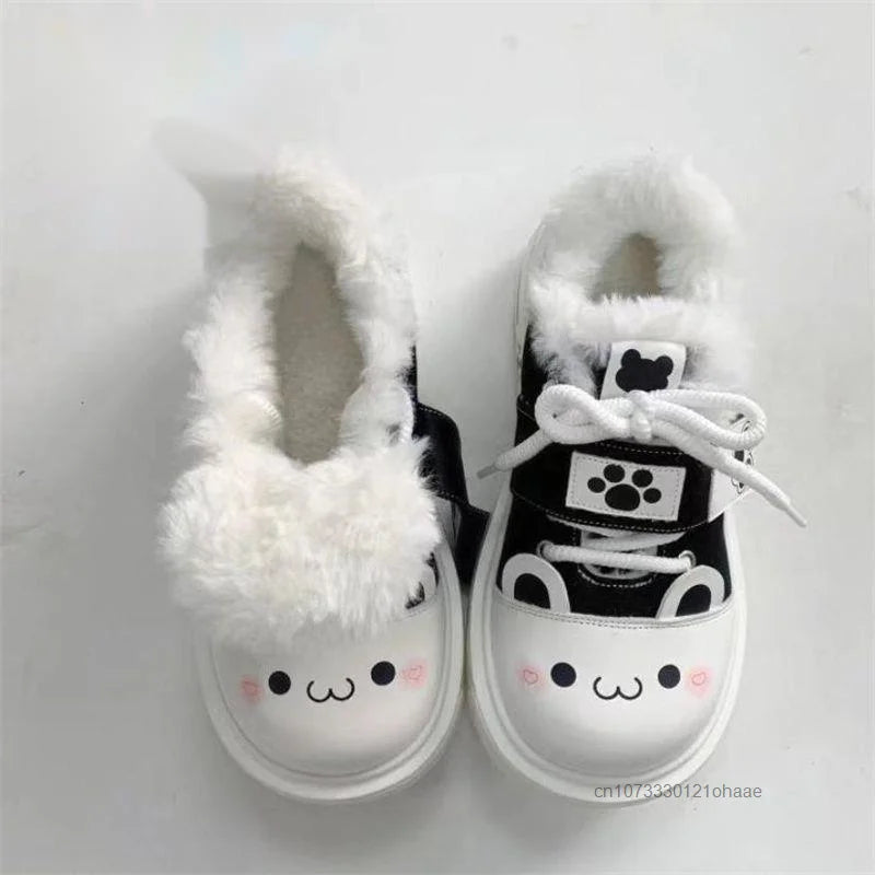 Cute Cozy Otaku Style Y2k Soft Girl Board Shoes Lolita Daily Fashion Trend JK Shoes Japanese Style Harajuku Sweet Casual Shoes