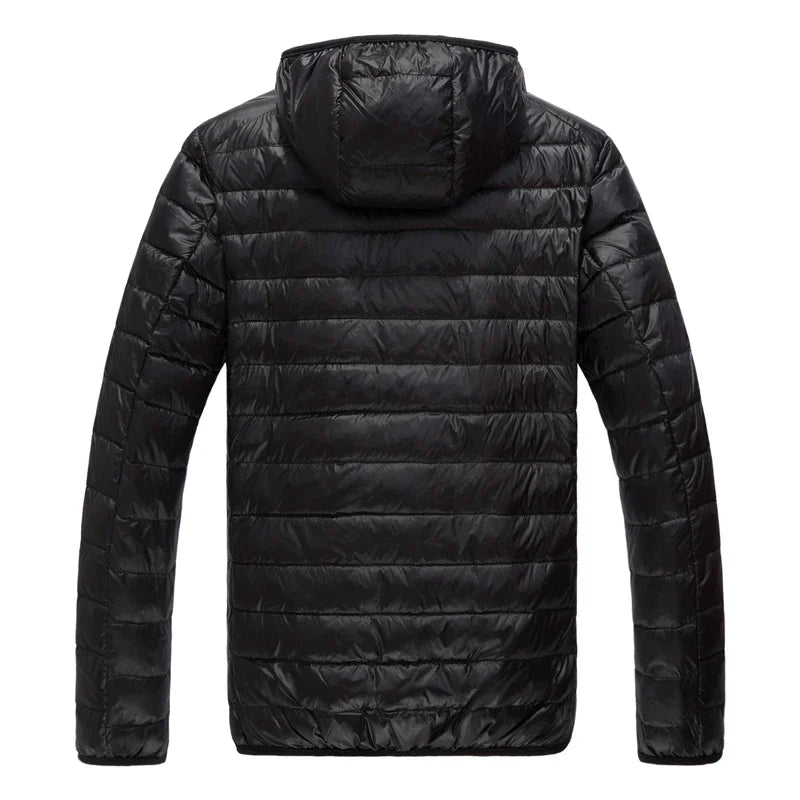 2024 Fall And Winter New Collar Lightweith Warm Down Jacket Royal Blue Black Gray Green Male Down-Filled Coat  Large Size Does N