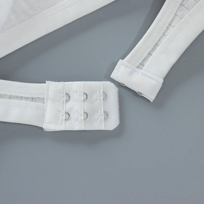 4pcs/Lot Teenage Girls Training Bras Seamless Middle High School Students Vest Bra Kids Children Back Buckle Bra Teens Underwear