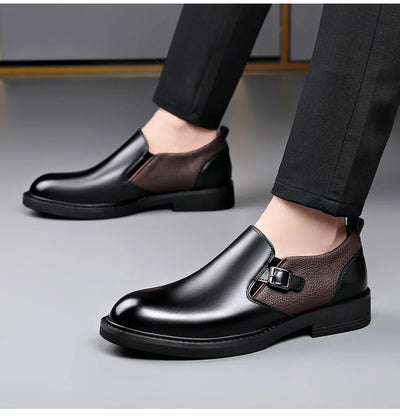Men's Business Dress Leather Shoes Men's Soft-soled Leather One-pedal 2025 New High-end Casual Shoes Dress for Men Sneakers