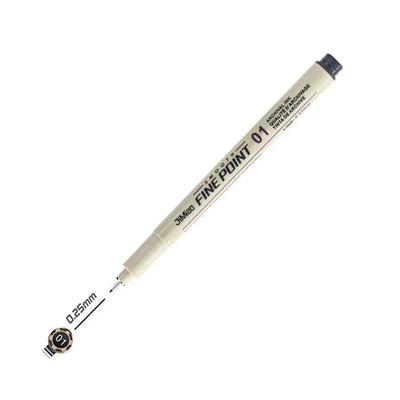 1Pcs Micron Ink Marker Pen Sketch Stationery Set Hook Line Sketching Needle Pen 12 Tips Art Supplies Drawing Pen