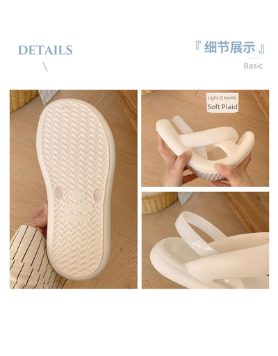Thin Strip Fashion All-Match Flat Bottom Seaside Holiday Sandals
