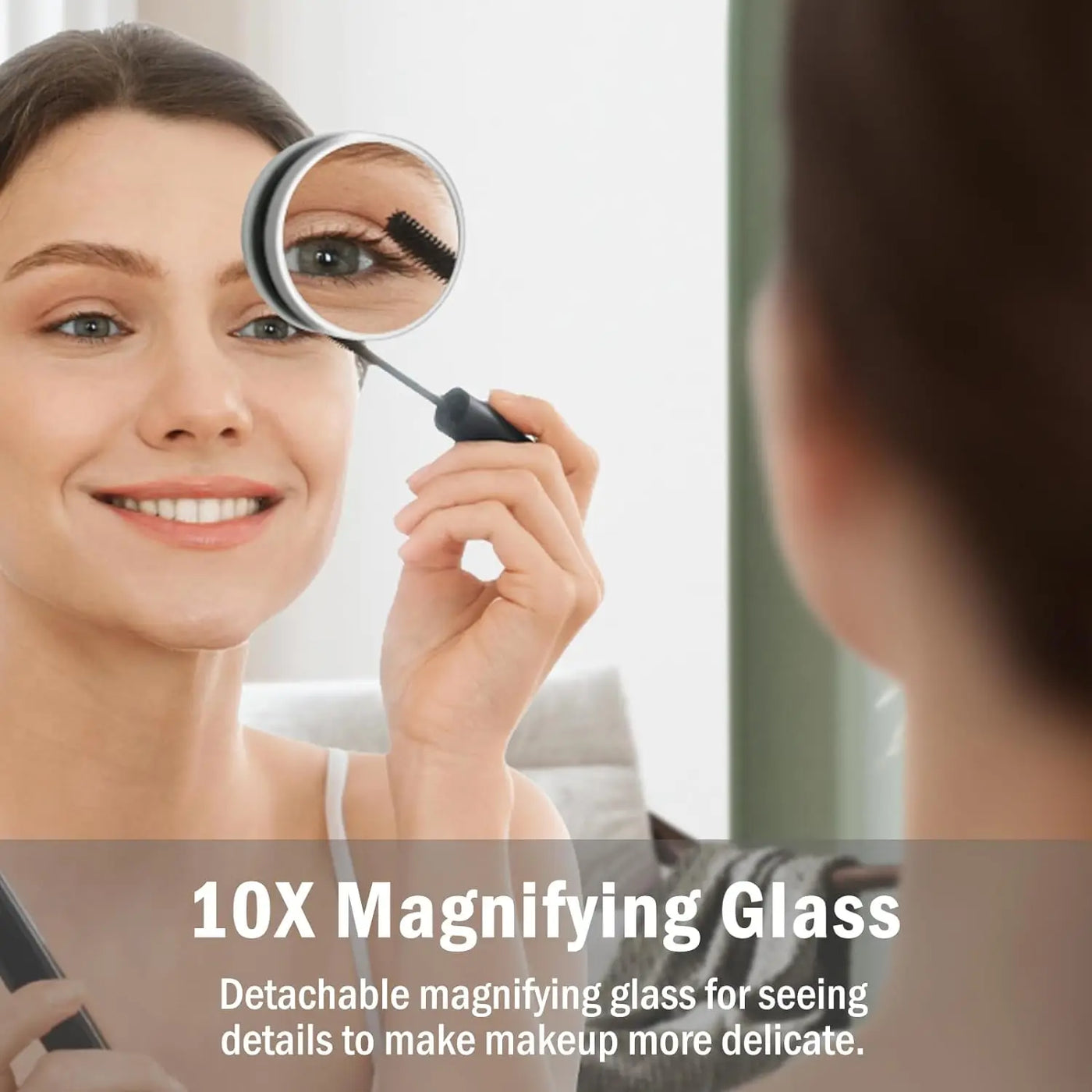 Vanity Mirror w/ Lights 80cm/60cm/50cm Makeup Mirror LED Lights,Touch Screen, 3-Color Lighting,Dimmable,for Vanity Desk Tabletop