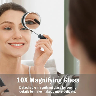 Vanity Mirror w/ Lights 80cm/60cm/50cm Makeup Mirror LED Lights,Touch Screen, 3-Color Lighting,Dimmable,for Vanity Desk Tabletop