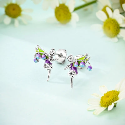 New 925 Sterling Silver Hoop Earrings Heart Bow Gift Box Strawberry Snake Bone Drop Stud Earrings For Women Fashion Jewelry Gift