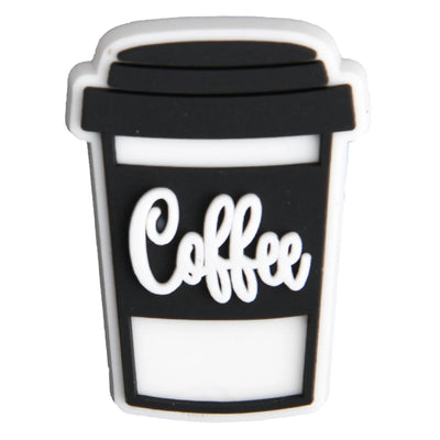 1pc Cute Cartoon Cat Coffee Cup PVC Shoe Charms Buckle Clogs Accessories for Girls Sandals Decoration Kids Gift