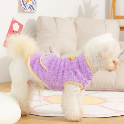 Winter Dog Jacket Warm Plush Dog Cat Vest Clothes for Puppy Kitten Sweater Chihuahua Yorkies Clothing Small Medium Dogs Pet Coat
