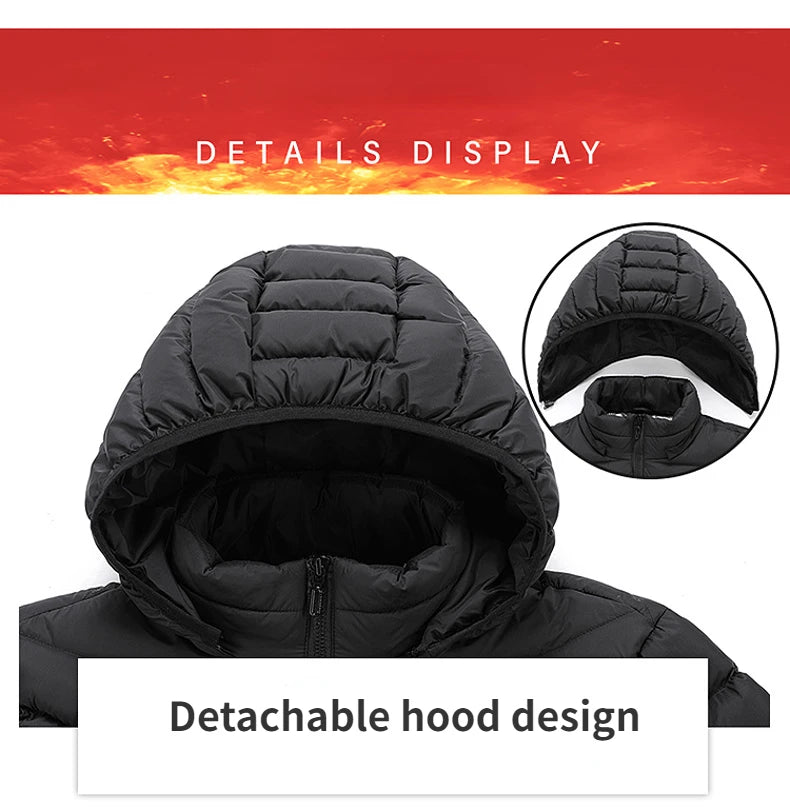 21 Areas Electric Winter Heated Jacket Men's Women's Motorcycle Jacket USB Heating Jacket Heated Vest Moto Thermal Coat Clothing