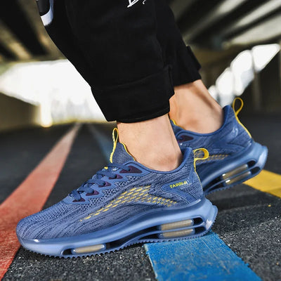 Sneakers Men New Fashionable Thick Soled Anti Slip Shock-absorbing Running Casual Sneakers Summer Mesh Shoes Zapatillas Hombre