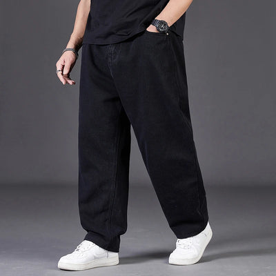Big Size Jeans Men Large Size Jumbo Long Loose Pants Plus Size Loose Jeans Men