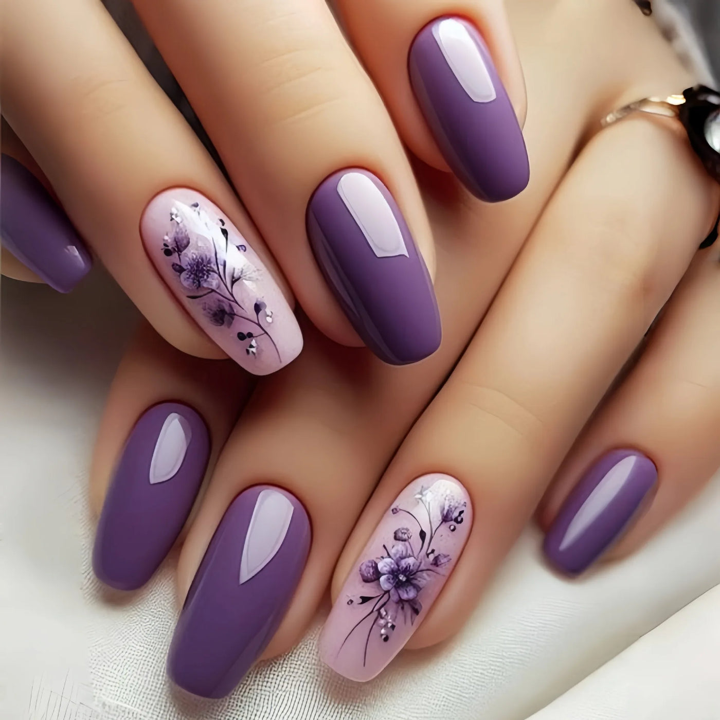 24pcs Square Stick-on Nails Set Goldfish Nail Tips Cheap Nail Seal Summer Beautiful false Nails Wholesale Holiday Press on Nails