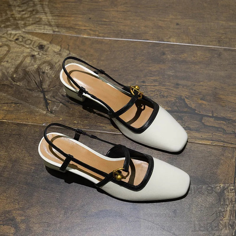 Women's Shoes 2024 Fashion Summer Dresses Sandals Women's Elegance Women's Sandals Lace Up Cuffzapatos Para Damas En Oferta
