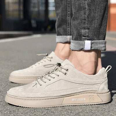 Italian Genuine Leather Casual Shoes White Oxford shoes Mens Sneakers Outdoor Walking Shoes Men's Business casual leather shoes