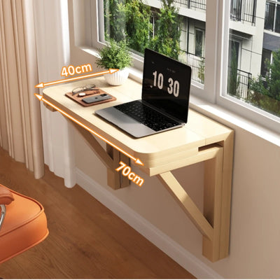 Nordic Style Wall Hanging Folding Table for Home Use Simple Study Desk Writing Desk Against The Wall Space-saving Laptop Desk